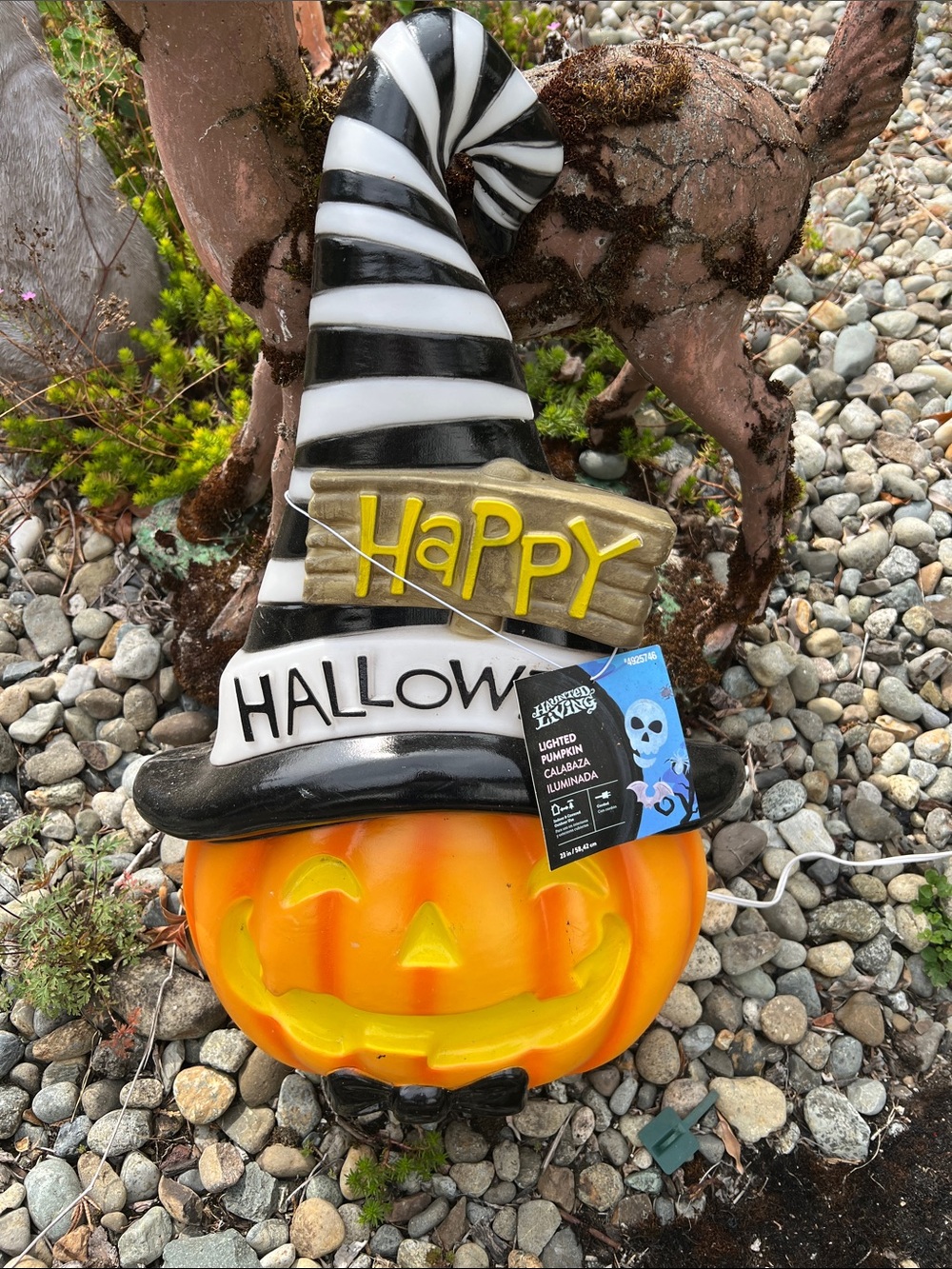 Halloween Jack O Lantern 23” Lighted Blow Mold Outdoor/Indoor Decor